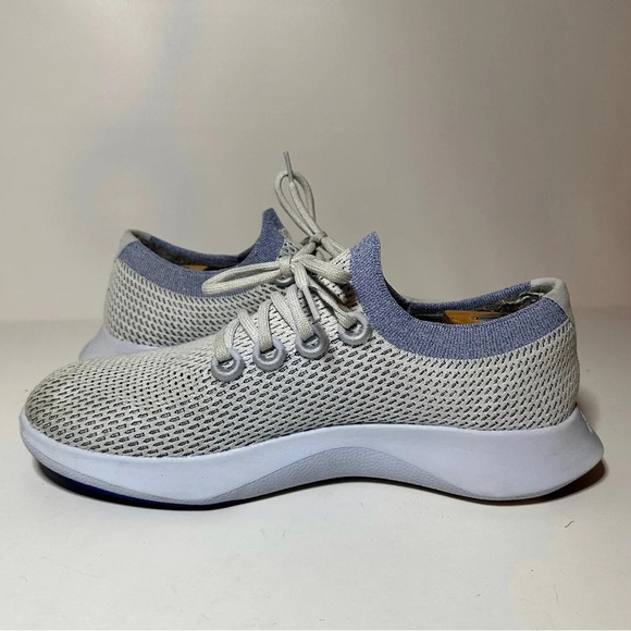 Allbirds Tree Dashers TD Running Shoes White & Blue Mens US Size 12 (270 Box 31) - Picture 2 of 9